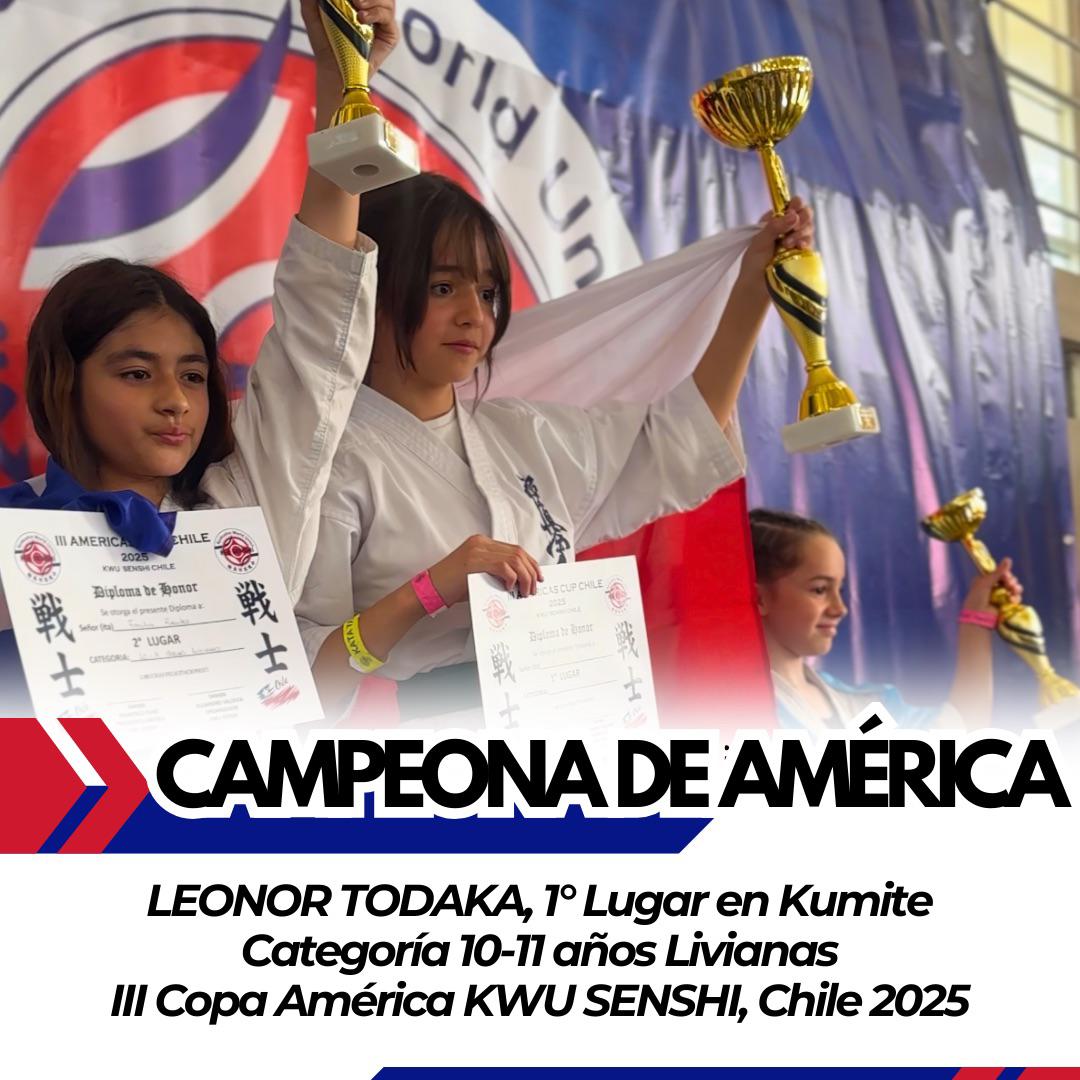Leonor Todaka Campeona de América