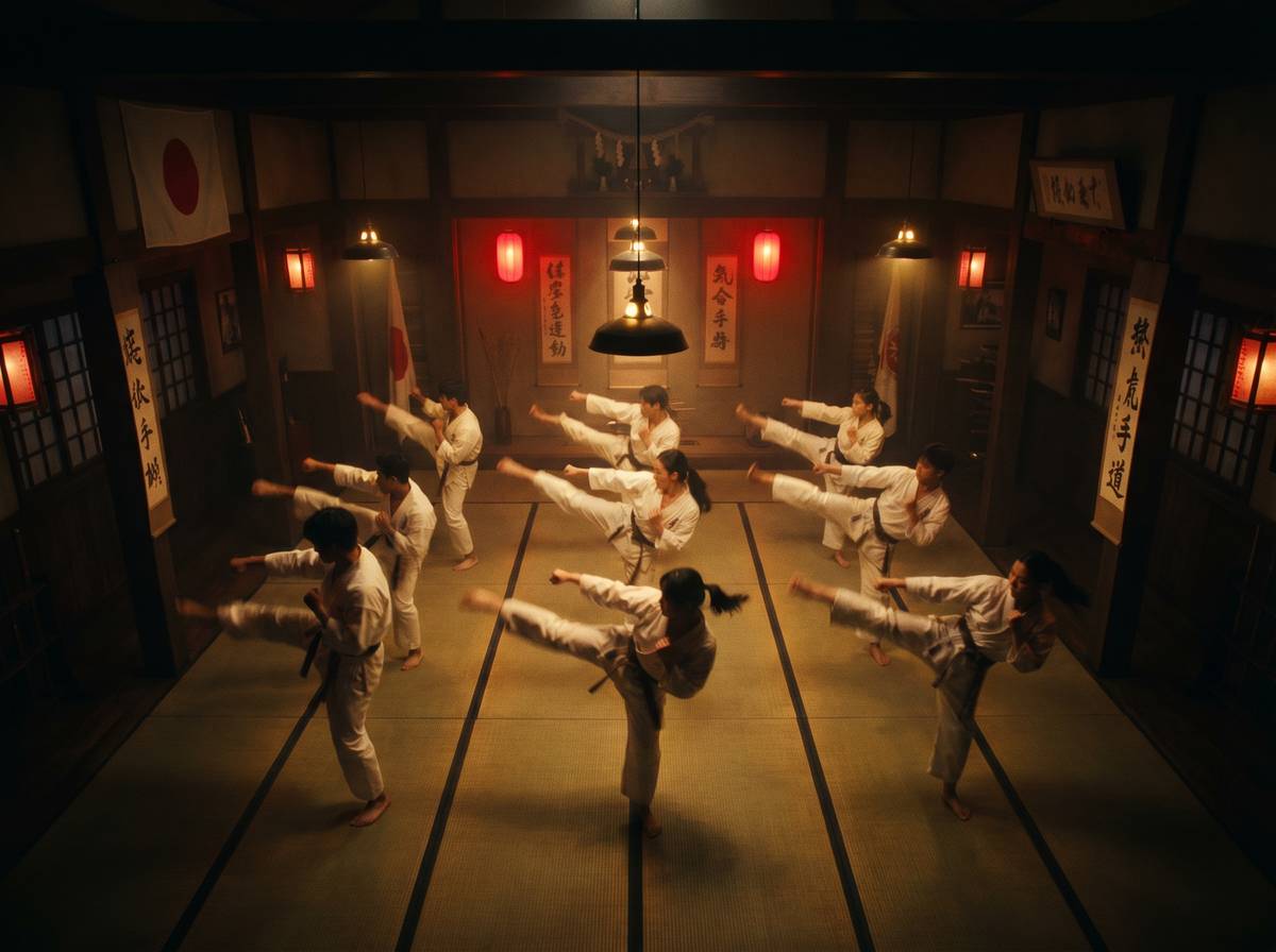 Entrenamiento en el dojo